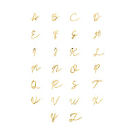 Signature Initial Stud Earring (Gold)