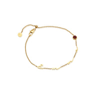 Custom Name Bracelet (Gold) - test for new charms