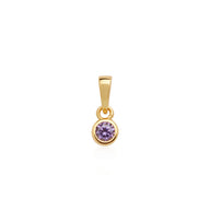 Stacey's Stories Birthstone Pendant (Gold)