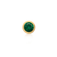 Round Birthstone Pendant (Gold)