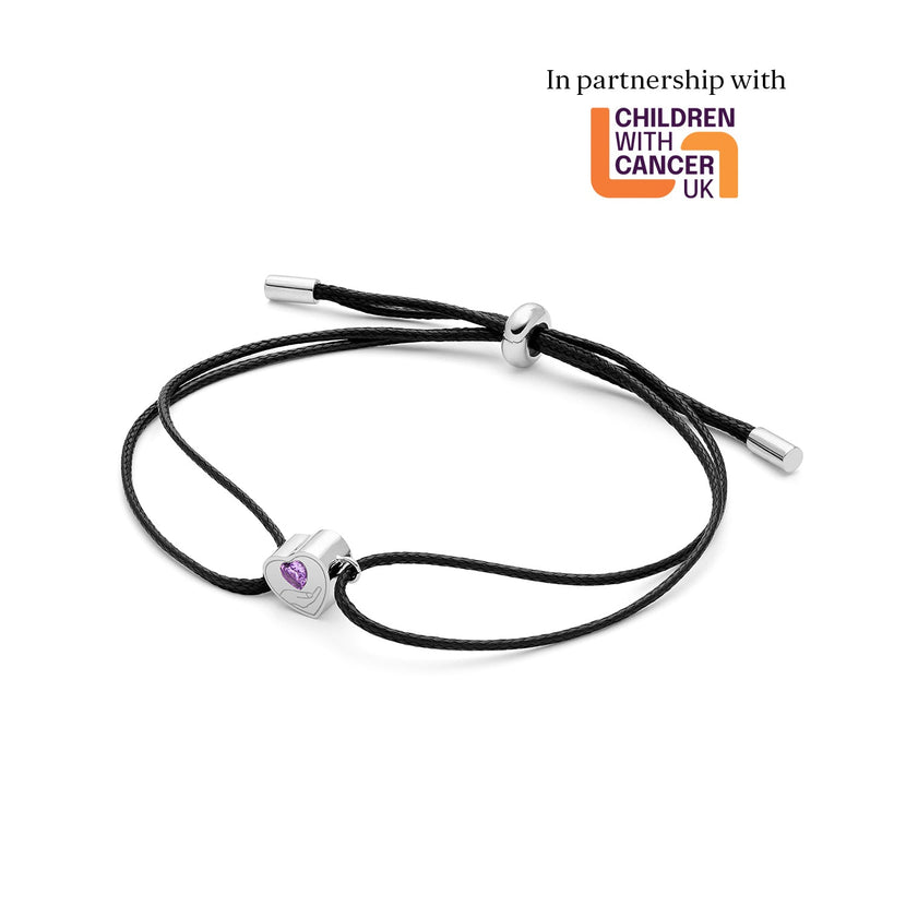 Children With Cancer UK Charms for Charity Bracelet (Silver)