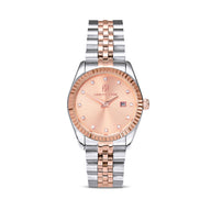 Mini Two Tone Blush Link Belgravia 30 Watch