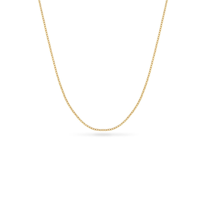 Layering Fine Chain Necklace 14-16 in (Gold)