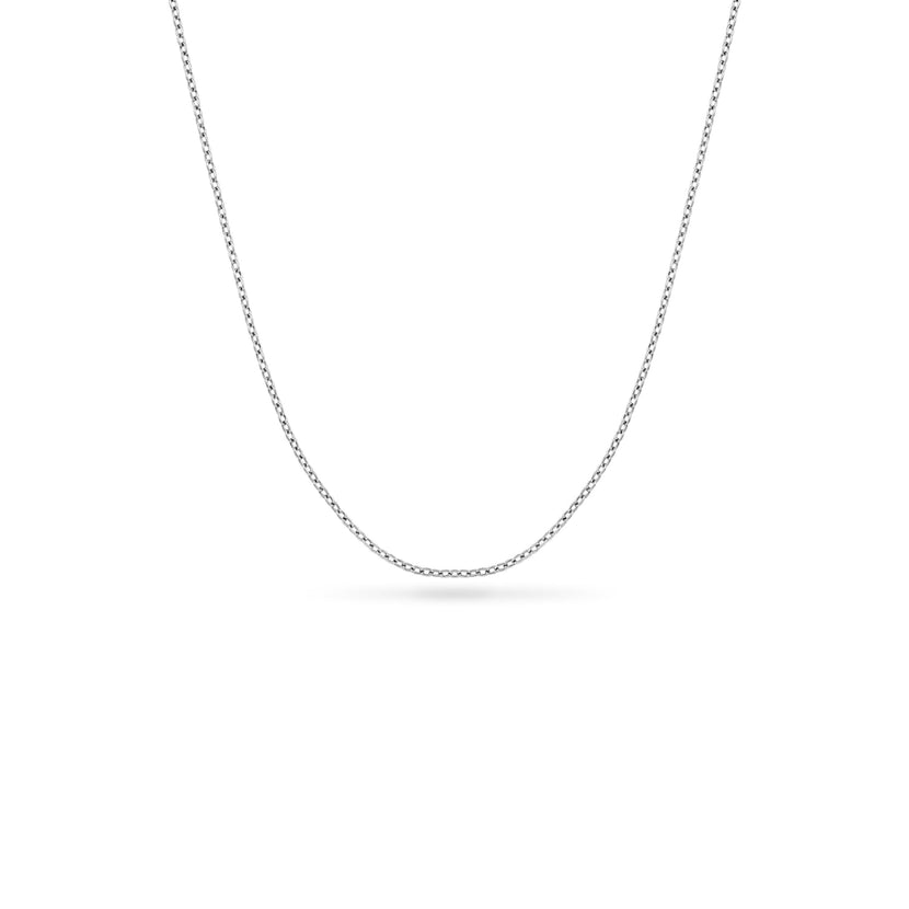 Fine Layering Fine Chain Necklace (Silver)
