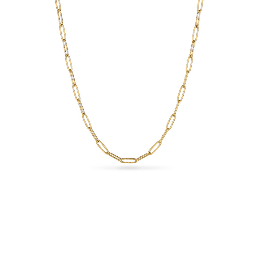 Entwine Initial Necklace (Gold)