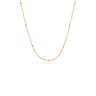 Organic Fingerprint Droplet Necklace (Gold)