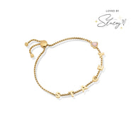 Custom Name Bracelet (Gold) - test for new charms