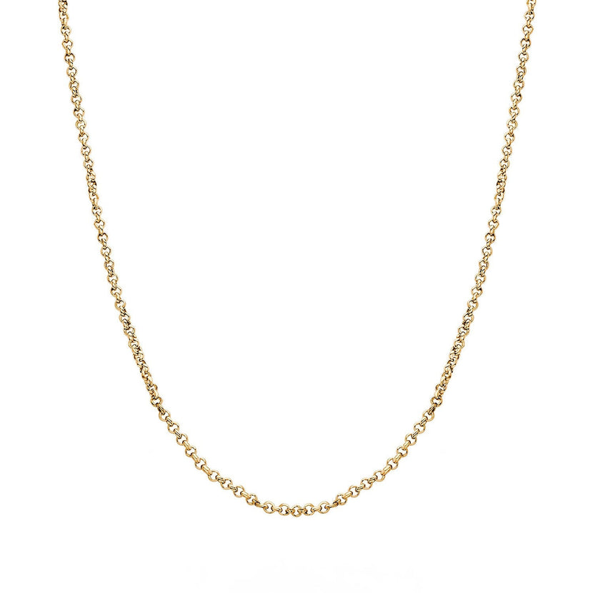 Layering Box Chain Necklace (Gold)