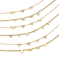 Made Mine Charm Necklace (Gold)