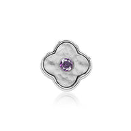 Molten Clover Charms (Silver) - Birthstones