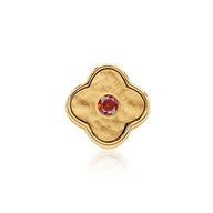 Molten Clover Charms (Gold) - Birthstones