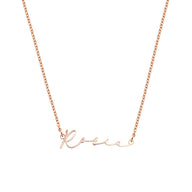 Signature Name Necklace (Rose Gold)