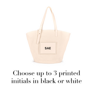 Pearl Ecru Resort Bucket Bag