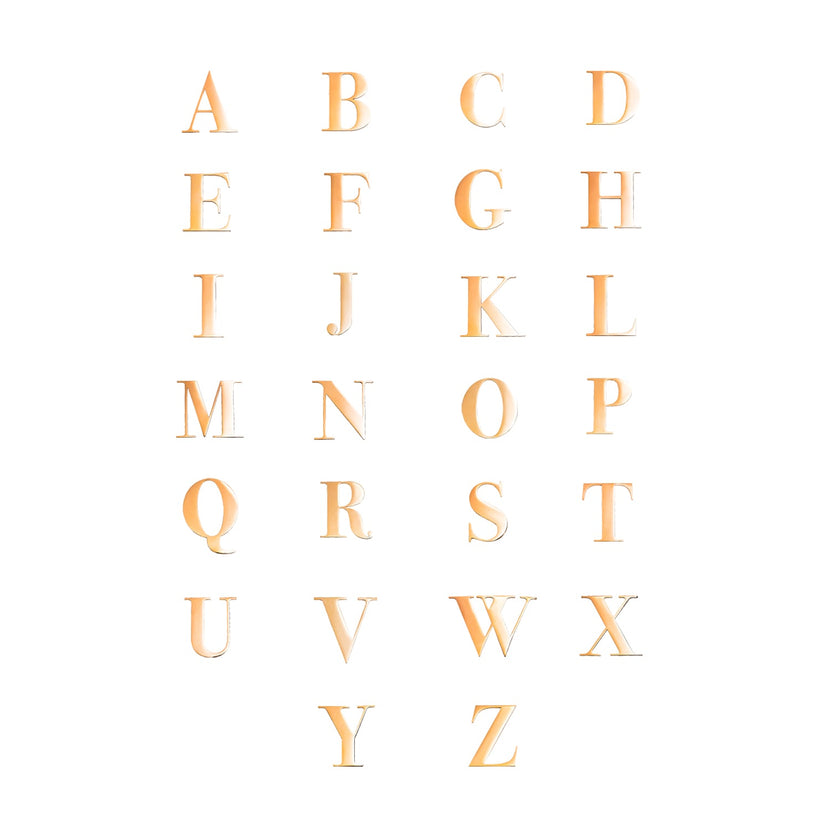 Custom Figaro Icon - Initial (Gold)