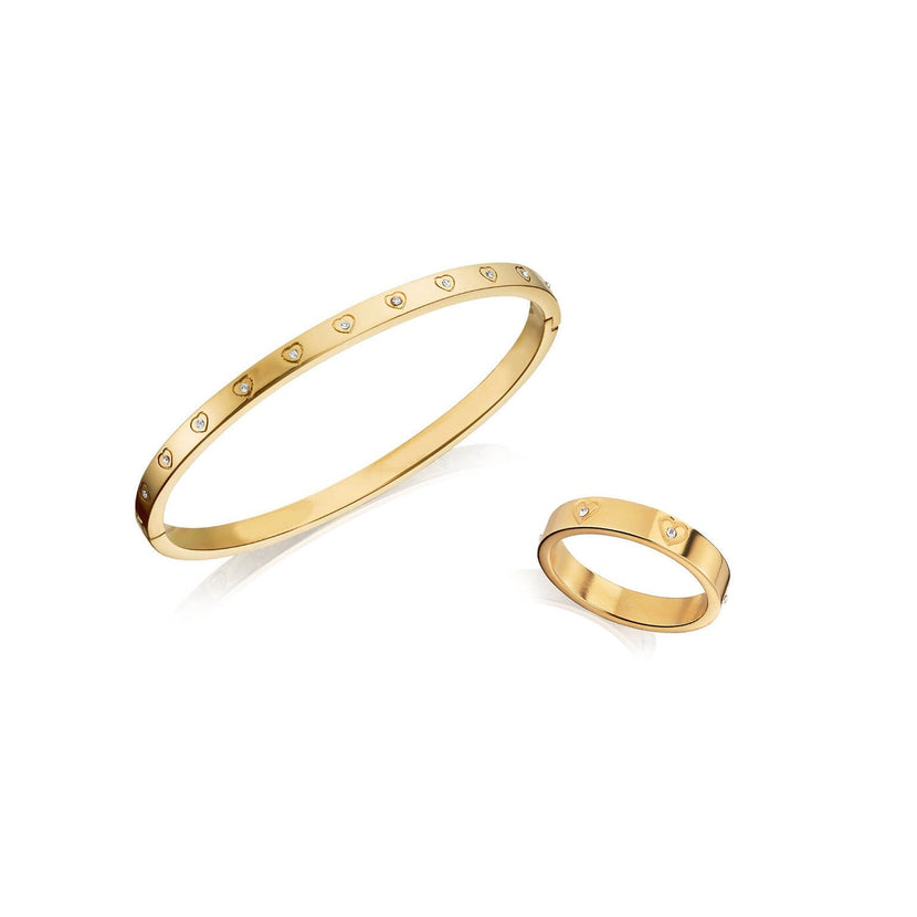 Crystal Heart Bundle (Gold)