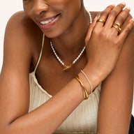 Crossover Bangle (Gold)