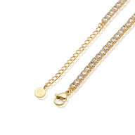 Tennis Necklace (Gold)