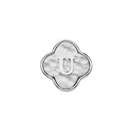 Molten Clover Charms (Silver) - Initials