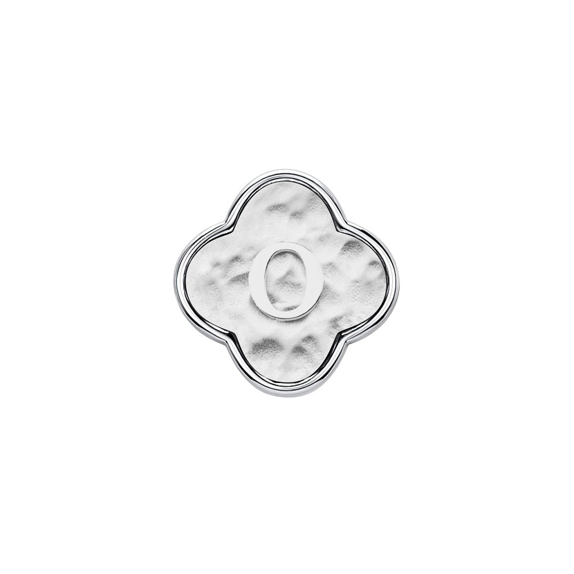 Molten Clover Charms (Silver) - Initials