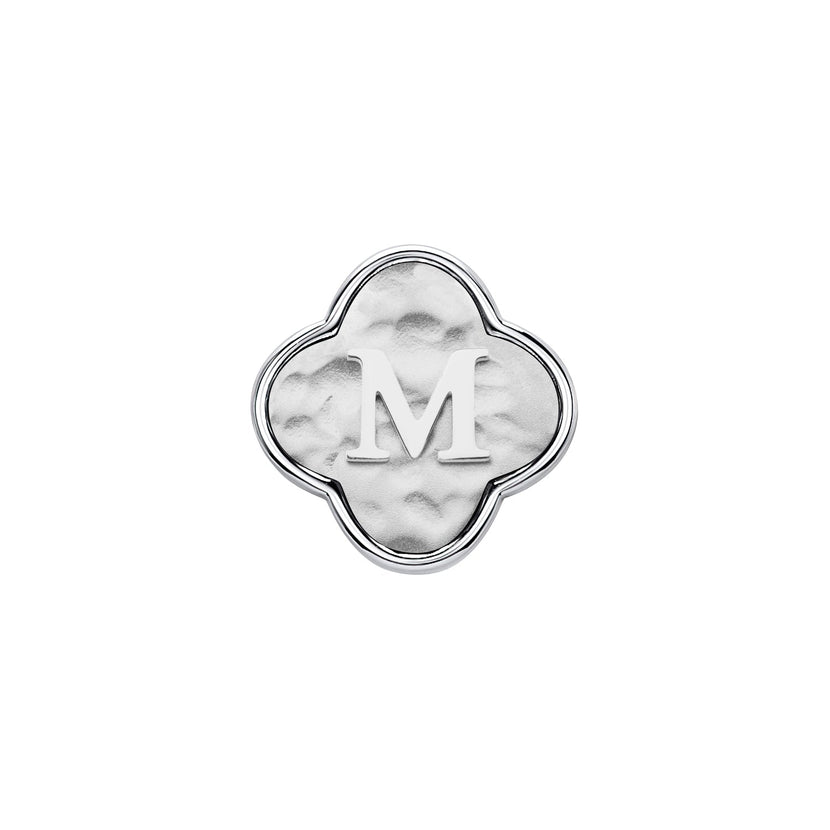 Molten Clover Charms (Silver) - Initials