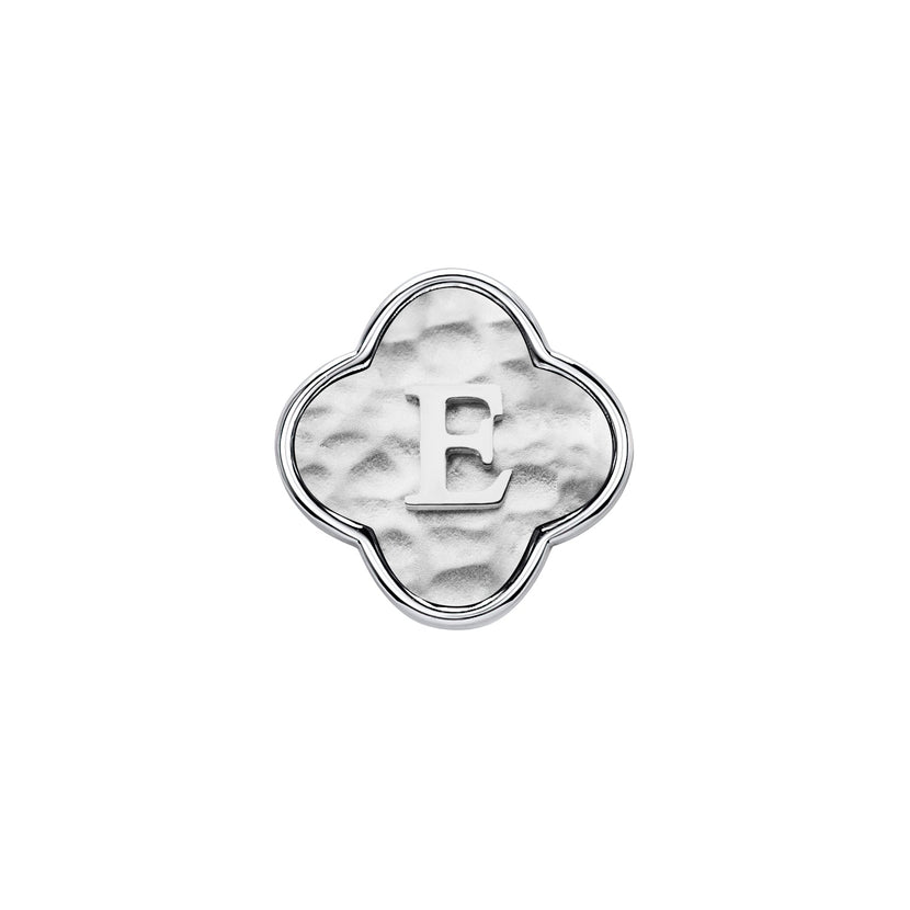 Molten Clover Charms (Silver) - Initials