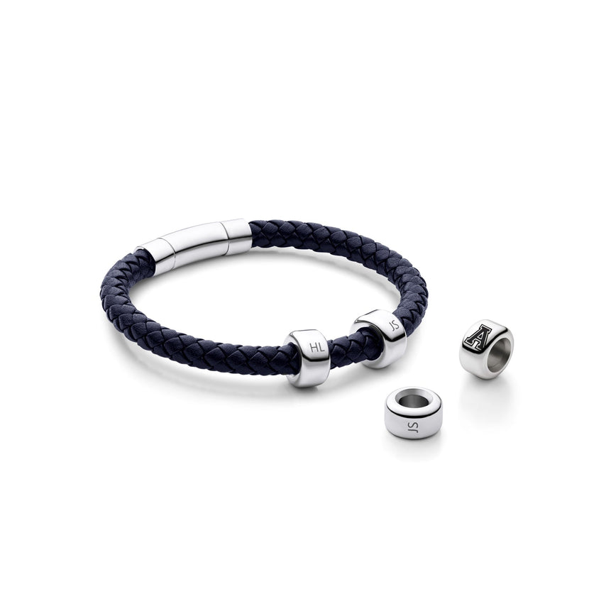 Men's Engravable Bracelet Charm (Silver)