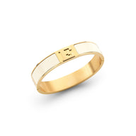 Icon Initial Bangle (Gold) (Copy)