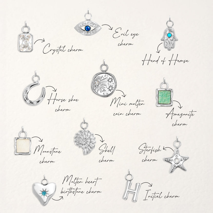 Made Mine Ocean Charm Necklace (Silver)