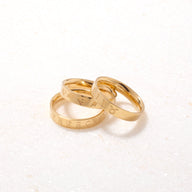 TEST - Custom Stamped Name Ring (Gold) - TEST