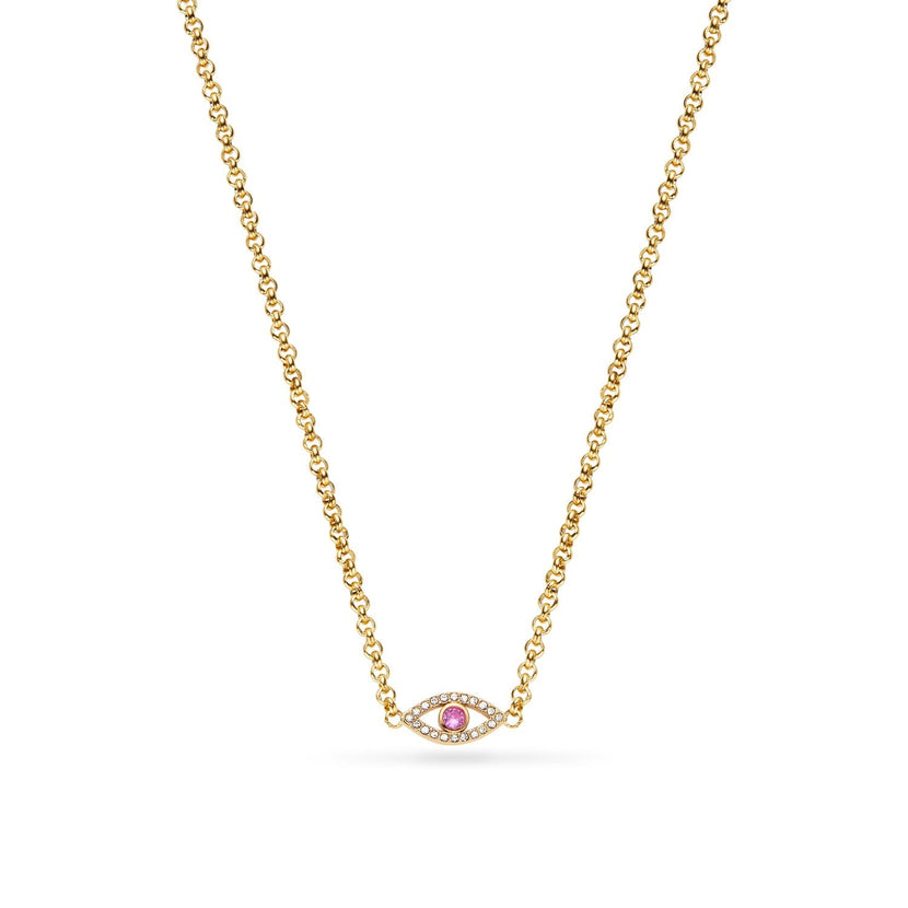 Custom Evil Eye Necklace (Gold)