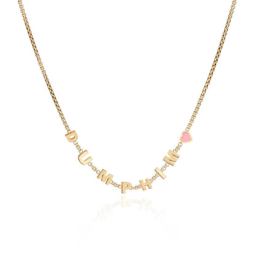 "Dump Him" Necklace (Gold)