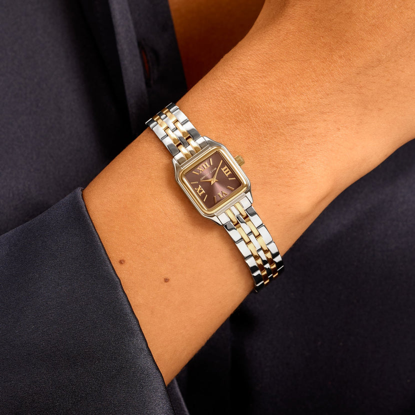 Essence 19mm Mocha Watch (Two Tone)