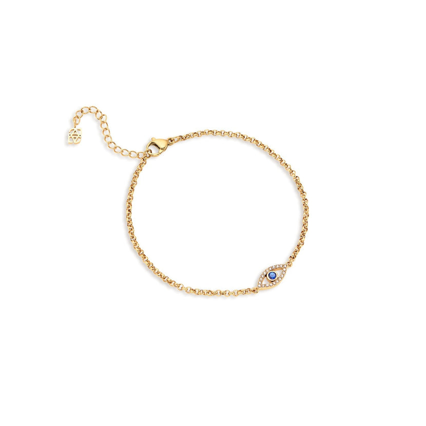 Evil Eye Bracelet (Gold)