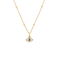 Evil Eye Necklace (Gold)