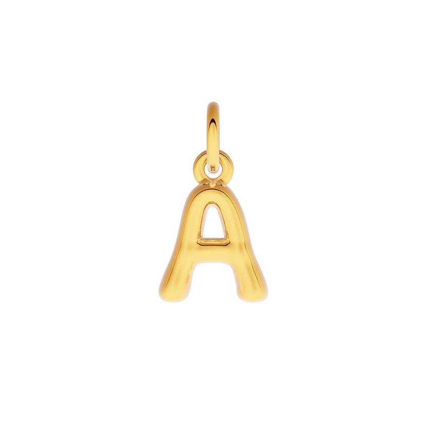 Made Mine Fine Charm - Molten Initial (Gold)