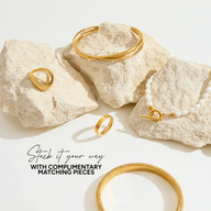 Statement Molten Ring (Gold)