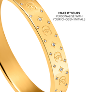 Own Way Monogram Bangle (Gold)