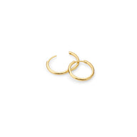 Hammered Hoop Earring (Gold)
