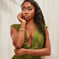 Custom Name Tennis Necklace (Gold)