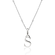 Initial Necklace (Silver)
