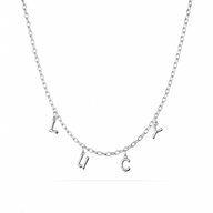 Made Mine Fine Name Necklace (Silver)