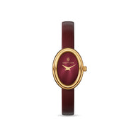 Monroe Burgundy Leather Watch