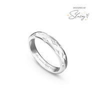 Moon and Back Ring (Silver)