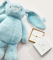 New Baby & Mum Gift Set - Mini Heart Birthstone Bracelet (Gold)