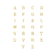 Stacey's Stories Initial Pendant (Gold)