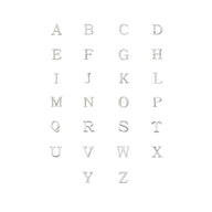 Stacey's Stories Initial Pendant (Silver)