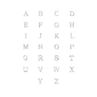 Stacey's Stories Initial Pendant (Silver)