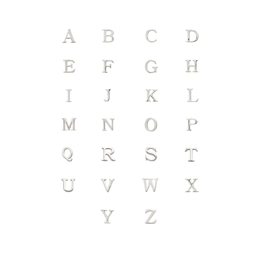 Stacey's Stories Initial Pendant (Silver)