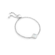 Pearl Clover Bracelet (Silver)