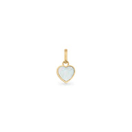 Pearl Heart Pendant (Gold)